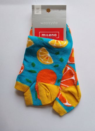 Zobrazit detail produktu - Dámské ponožky nízké Milena Citrus Obrázek Dámské ponožky nízké Milena Citrus